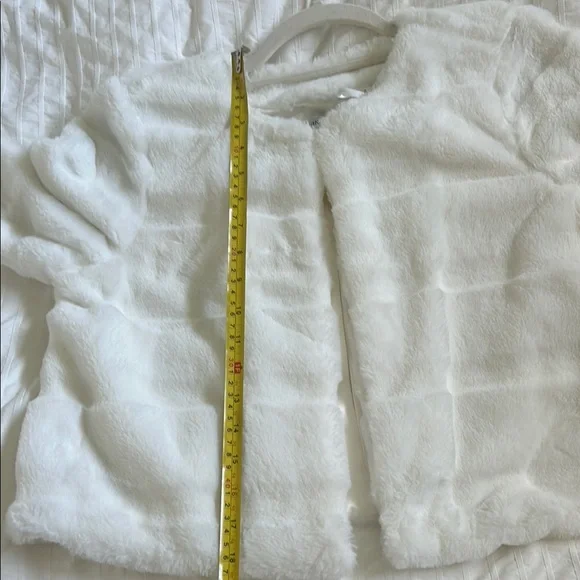 Nina Leonard Ivory Faux Fur Jacket - Picture 9 of 9